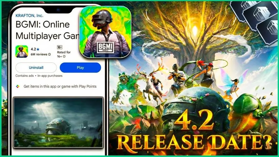 BGMI 4.2 Update Primewood Genesis mode featuring the Sacred Tree and new vehicles in Erangel